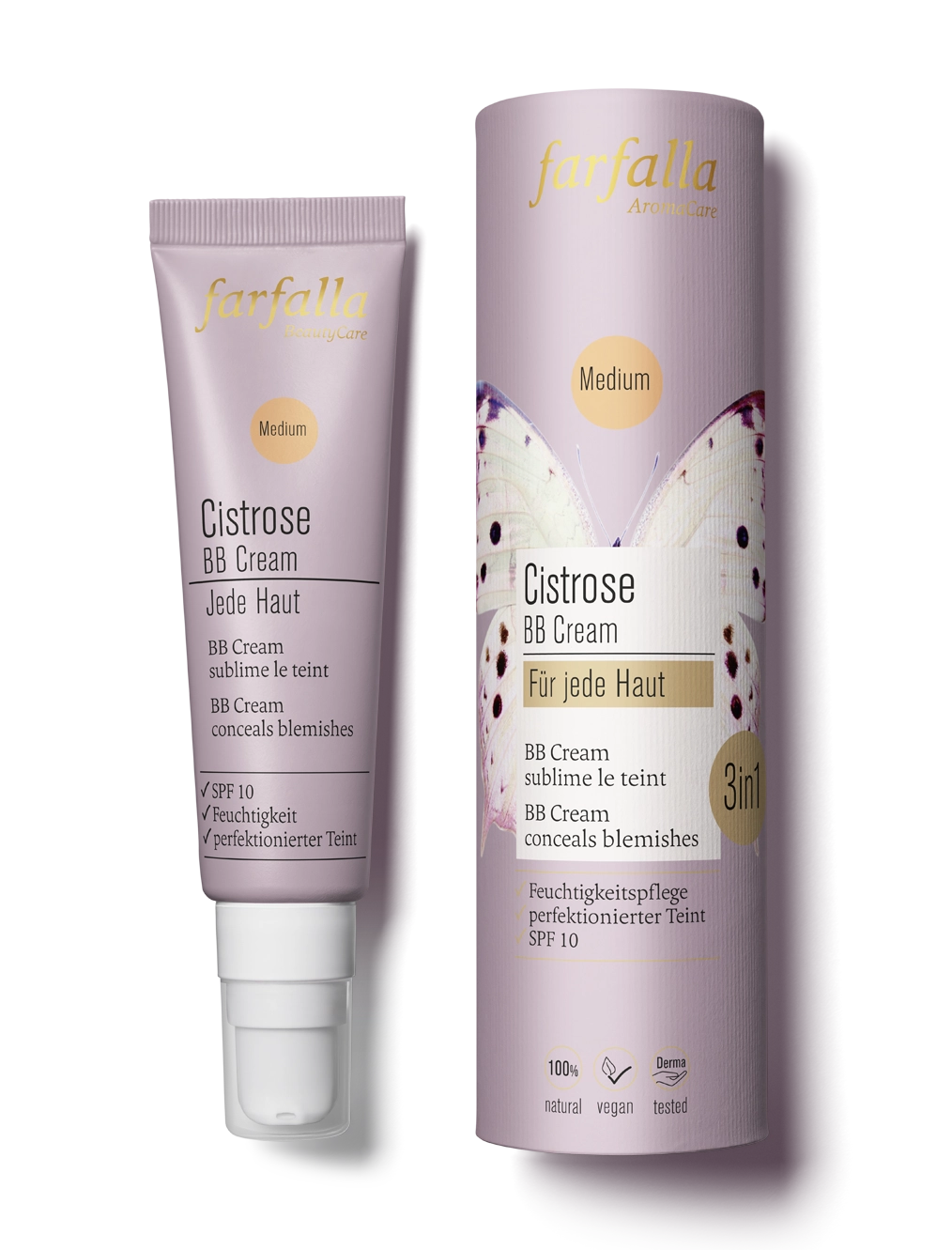 farfalla-cistrose-bb-cream-medium-spf-10-hydratante image 1