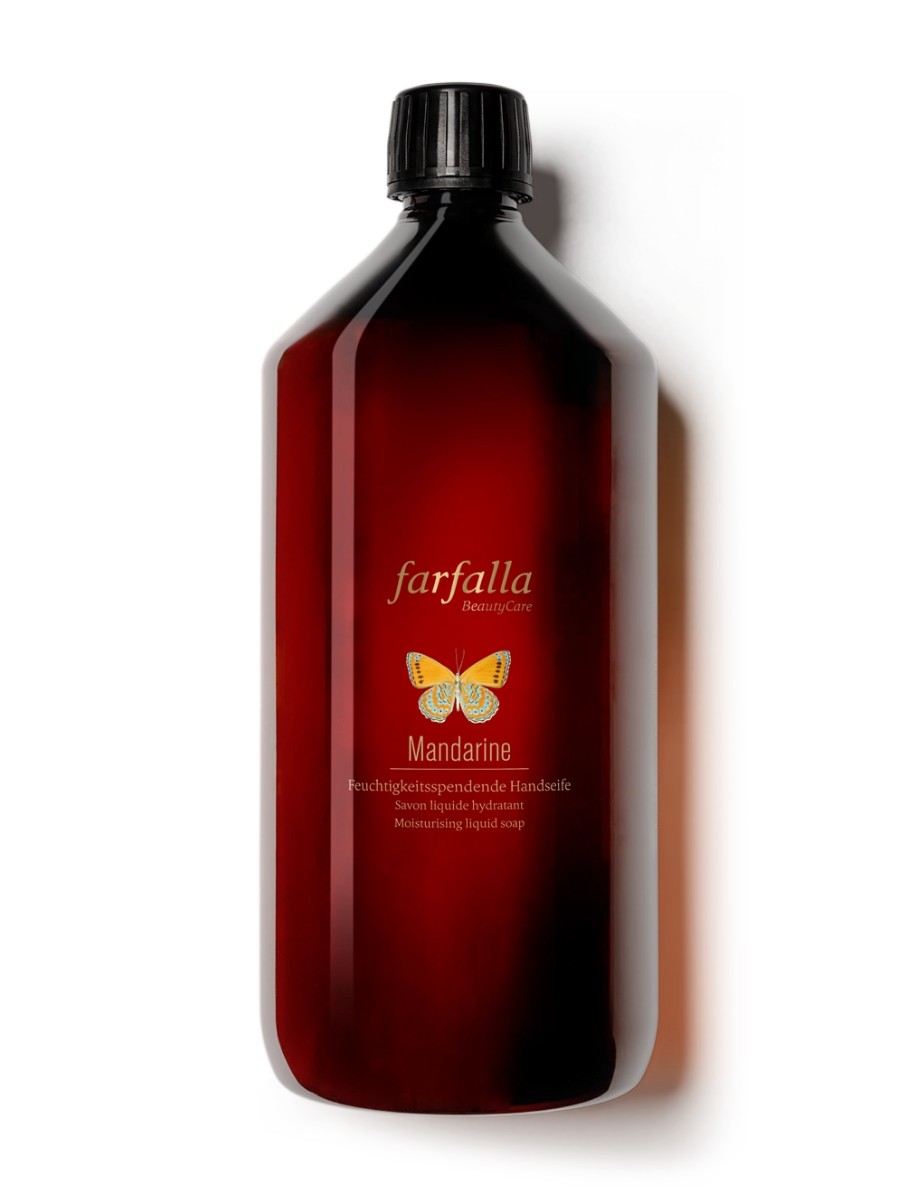 farfalla-mandarine-carpe-diem-savon-mains-liquide-mandarine image 1
