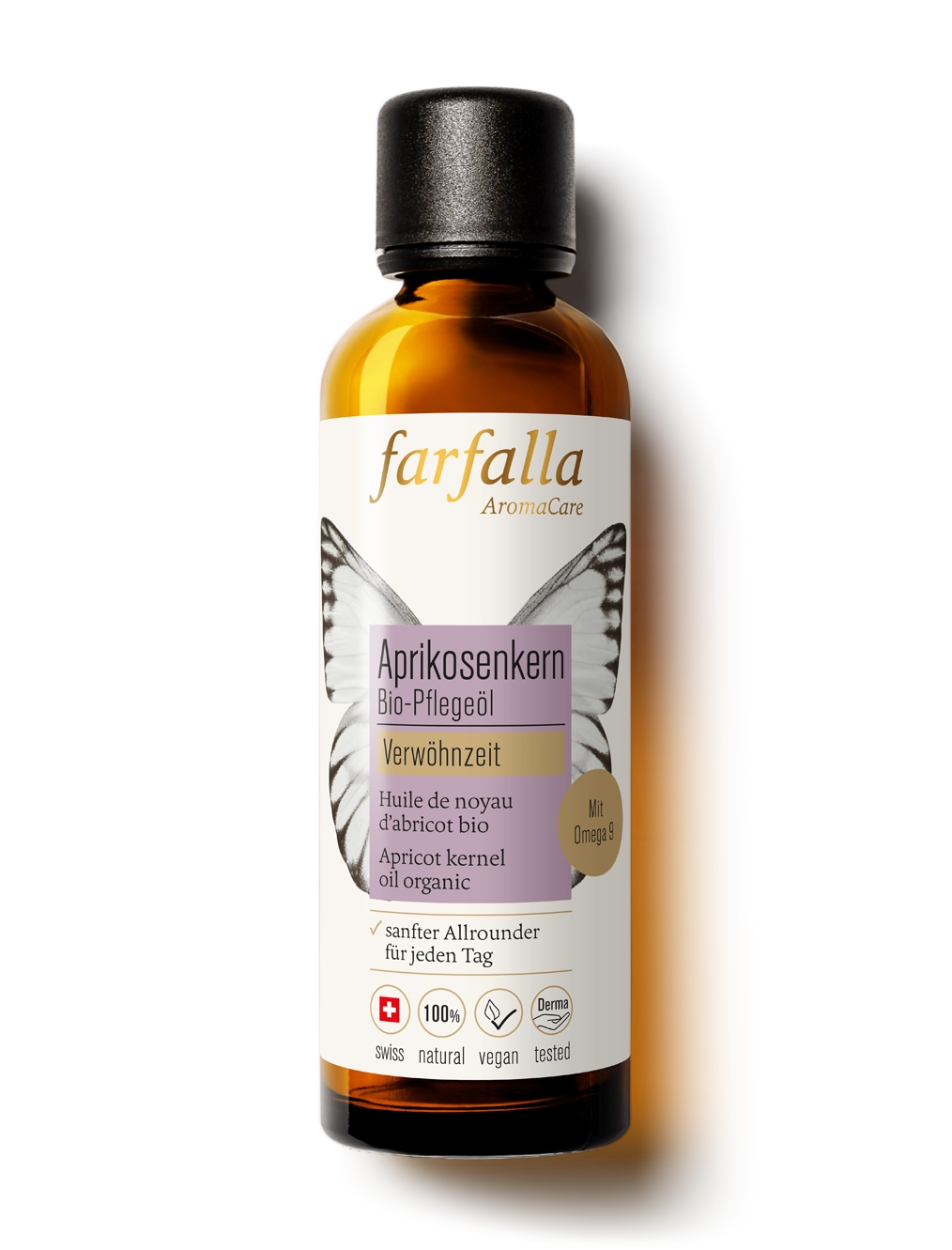 farfalla-noyau-d-abricot-huile-de-soin-bio-hydratante image 1