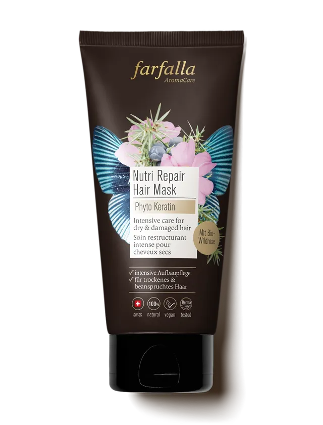 farfalla-nutri-repair-masque-cheveux-k-ratine-rose-bio image 1
