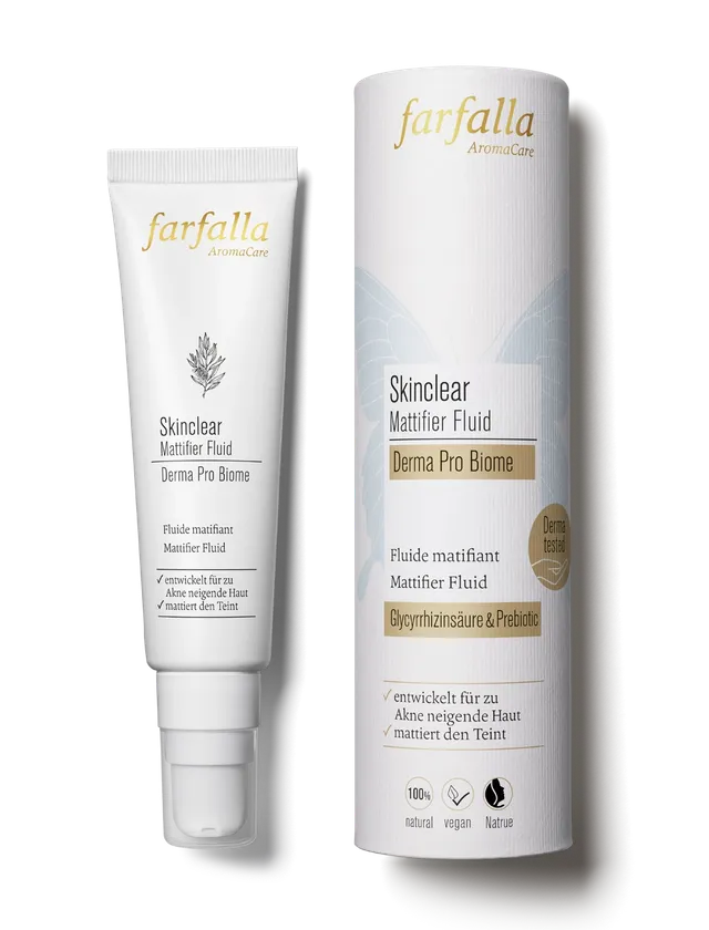 farfalla-mattifier-fluid-skinclear-fluide-visage-tea-tree image 1