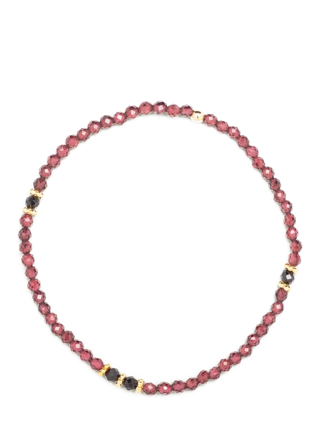 farfalla-smilla-bracelet-grenat-spinelle-perles-3-mm-17-5-cm image 1