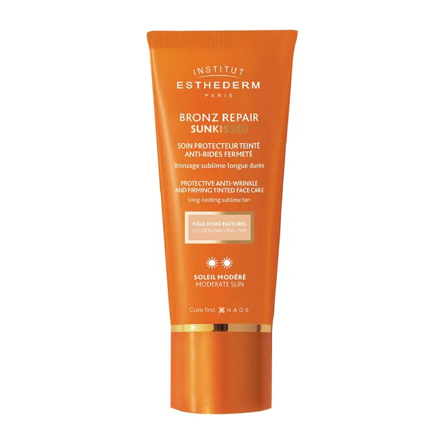 esthederm-bronz-repair-sunkissed-cr-me-solaire-50-ml-teint-e image 1