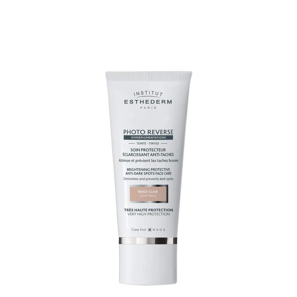 esthederm-photo-reverse-soin-protecteur-cr-me-solaire-teint-e-beige-clair-50-ml image 1