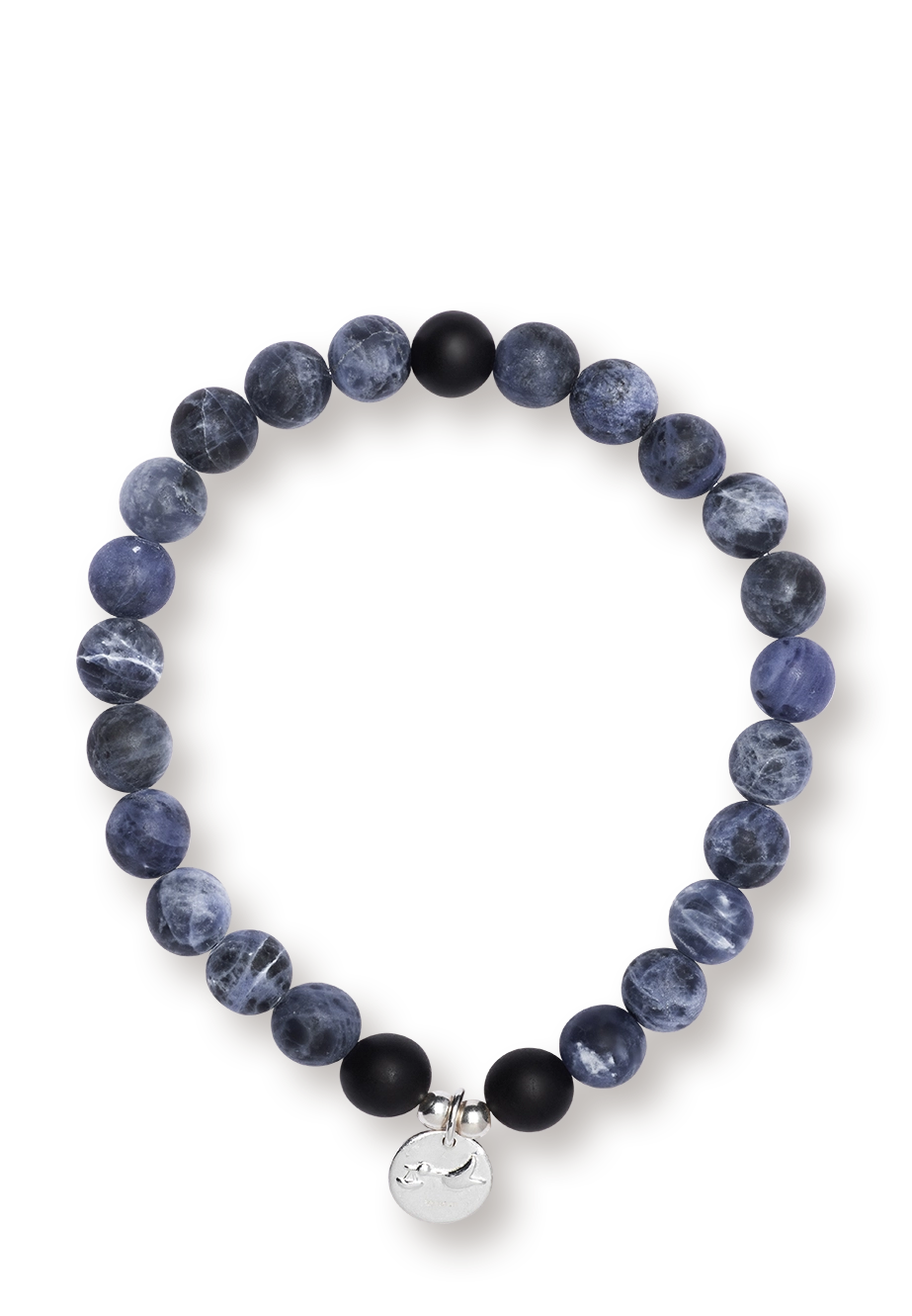 farfalla-bracelet-homme-sodalite-tourmaline-21-cm-8-mm image 1
