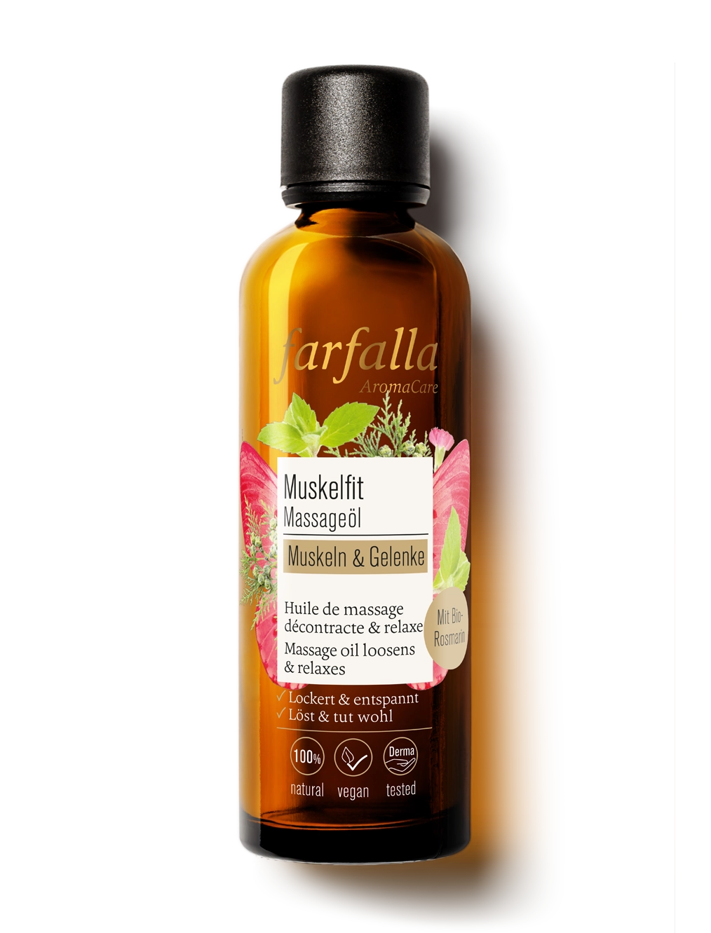 farfalla-bio-pflege-le-huile-massage-muskelfit-romarin-muscles image 1