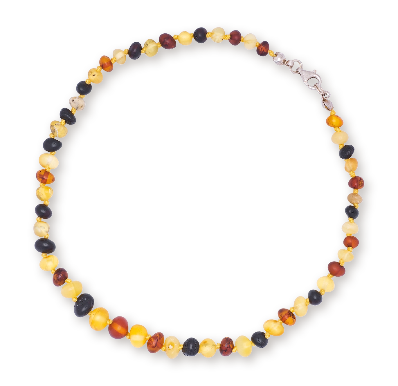 farfalla-collier-ambre-b-b-multicolore-33-35-cm image 1