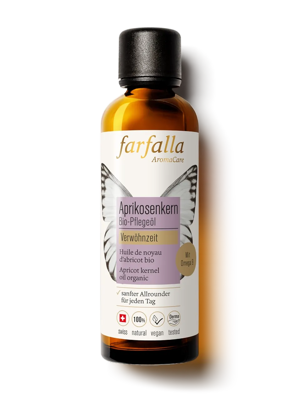 farfalla-noyau-d-abricot-huile-de-soin-bio-hydratante image 1