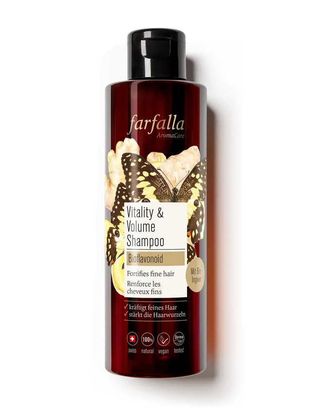 farfalla-haarpflege-shampooing-vitality-volume-gingembre image 1
