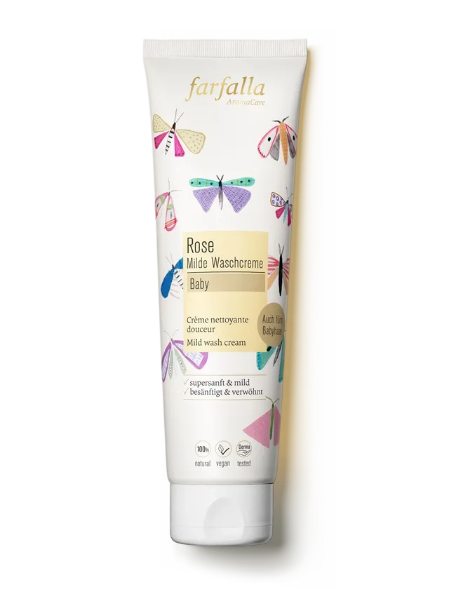 farfalla-baby-kinder-milde-waschcreme-rose-cr-me-lavante-b-b-rose image 1
