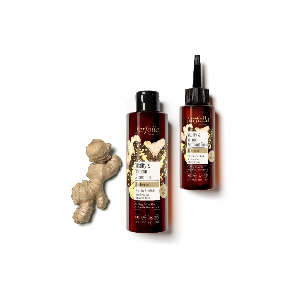farfalla-haarpflege-shampooing-vitality-volume-gingembre image 2