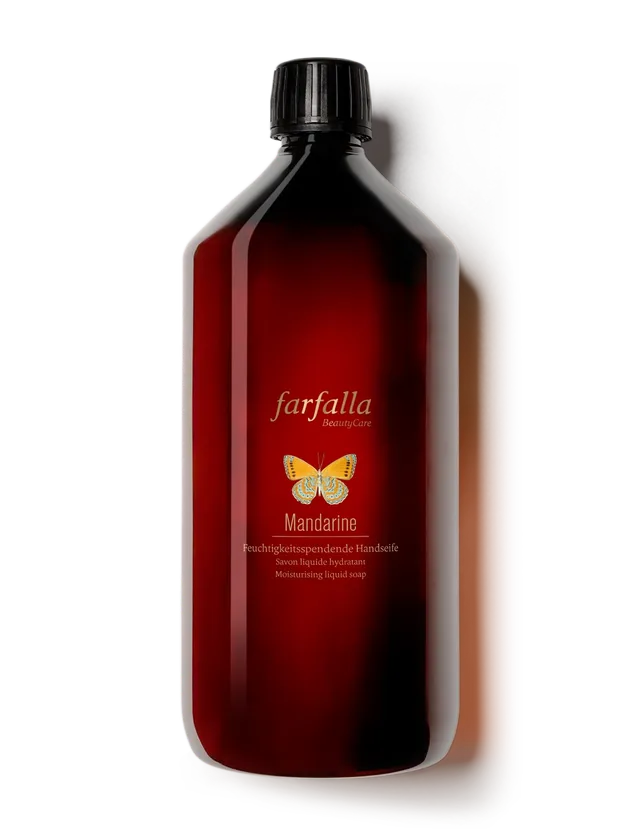 farfalla-mandarine-carpe-diem-savon-mains-liquide-mandarine image 1