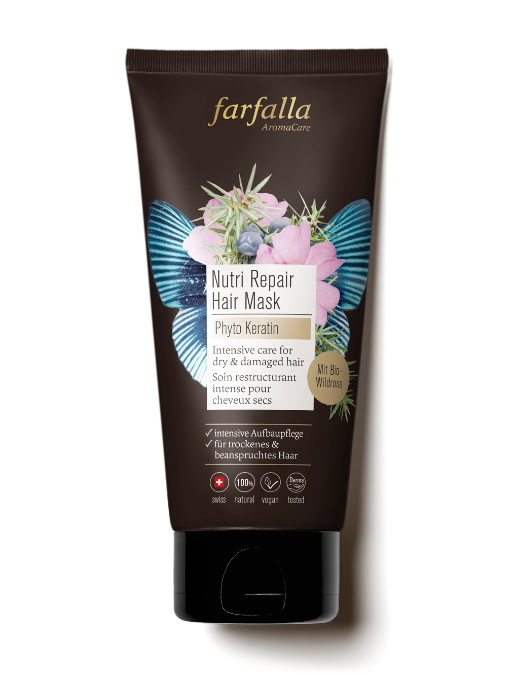 farfalla-nutri-repair-masque-cheveux-k-ratine-rose-bio image 1