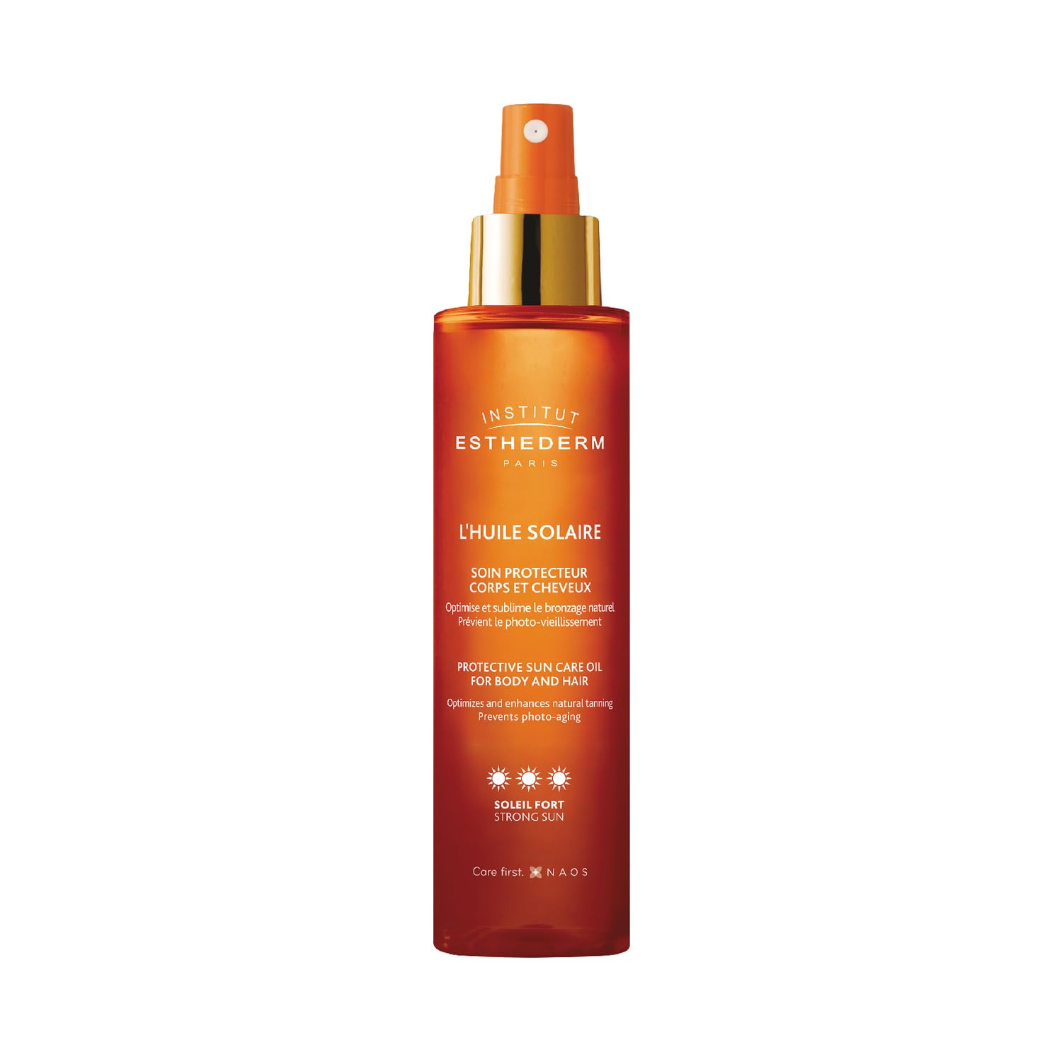 esthederm-l-huile-solaire-spray-corps-cheveux-150-ml-soleil-fort image 1