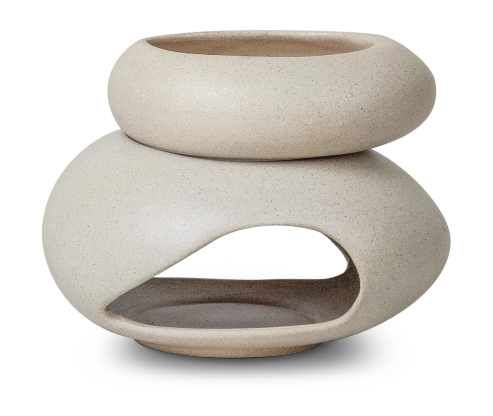 farfalla-kyoto-lampe-parfum-bougie-beige-c-ramique-zen image 1