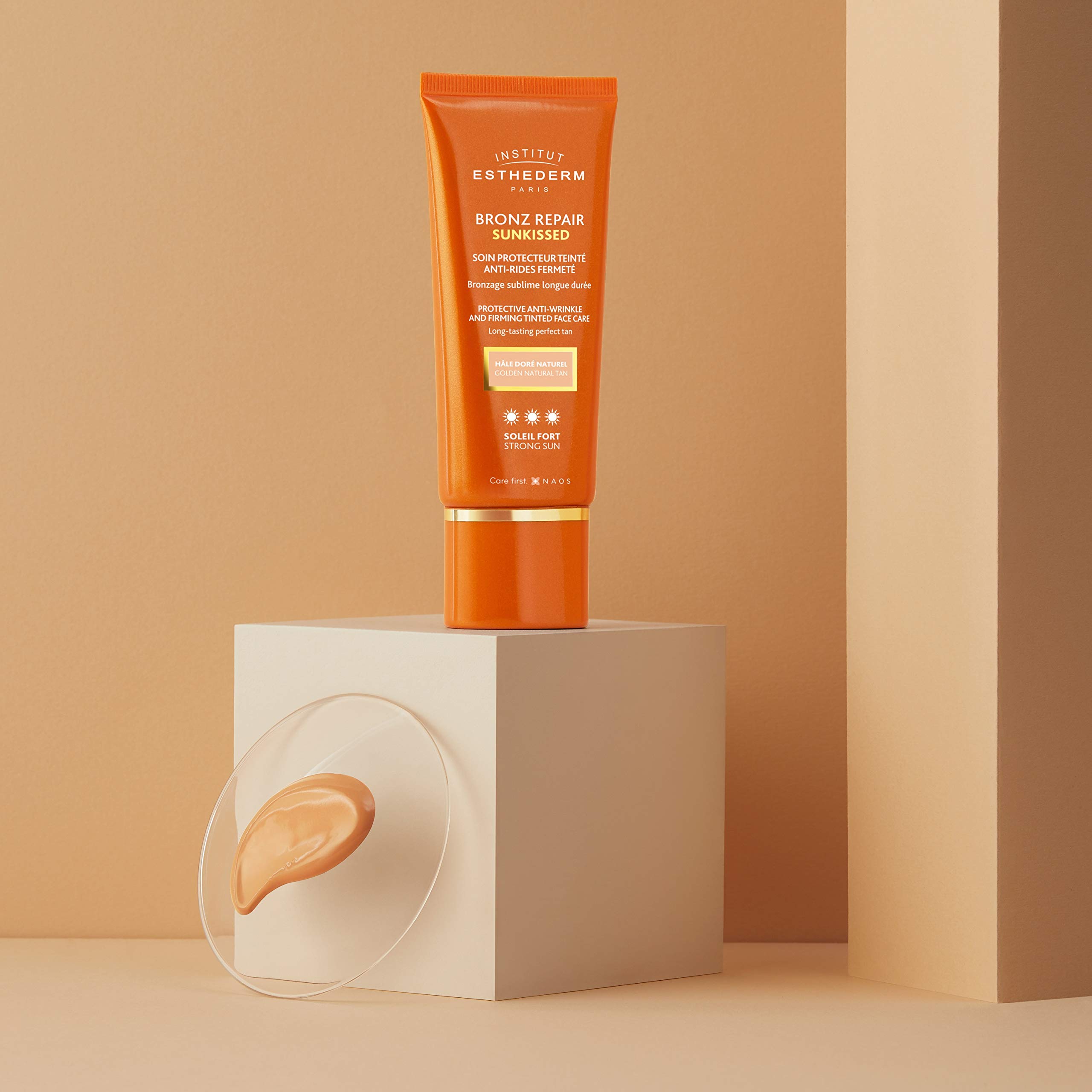 esthederm-bronz-repair-sunkissed-soin-teint-anti-rides-soleil-fort-50-ml image 3