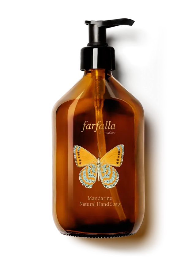 farfalla-mandarine-savon-mains-liquide-bio-peau-douce image 1