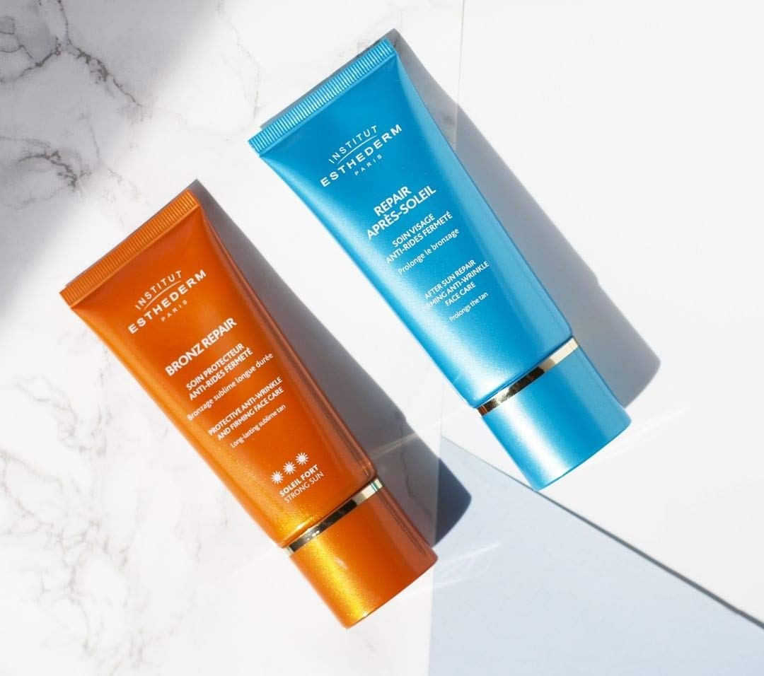 esthederm-bronz-repair-soin-solaire-visage-soleil-fort-50ml image 2