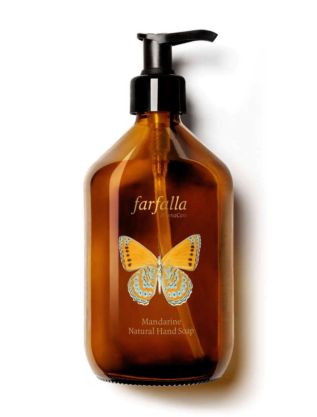 farfalla-mandarine-savon-mains-liquide-bio-peau-douce image 1