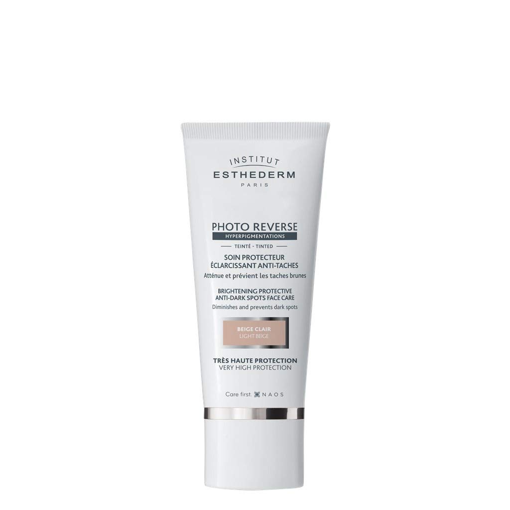 esthederm-photo-reverse-soin-protecteur-cr-me-solaire-teint-e-beige-clair-50-ml image 1