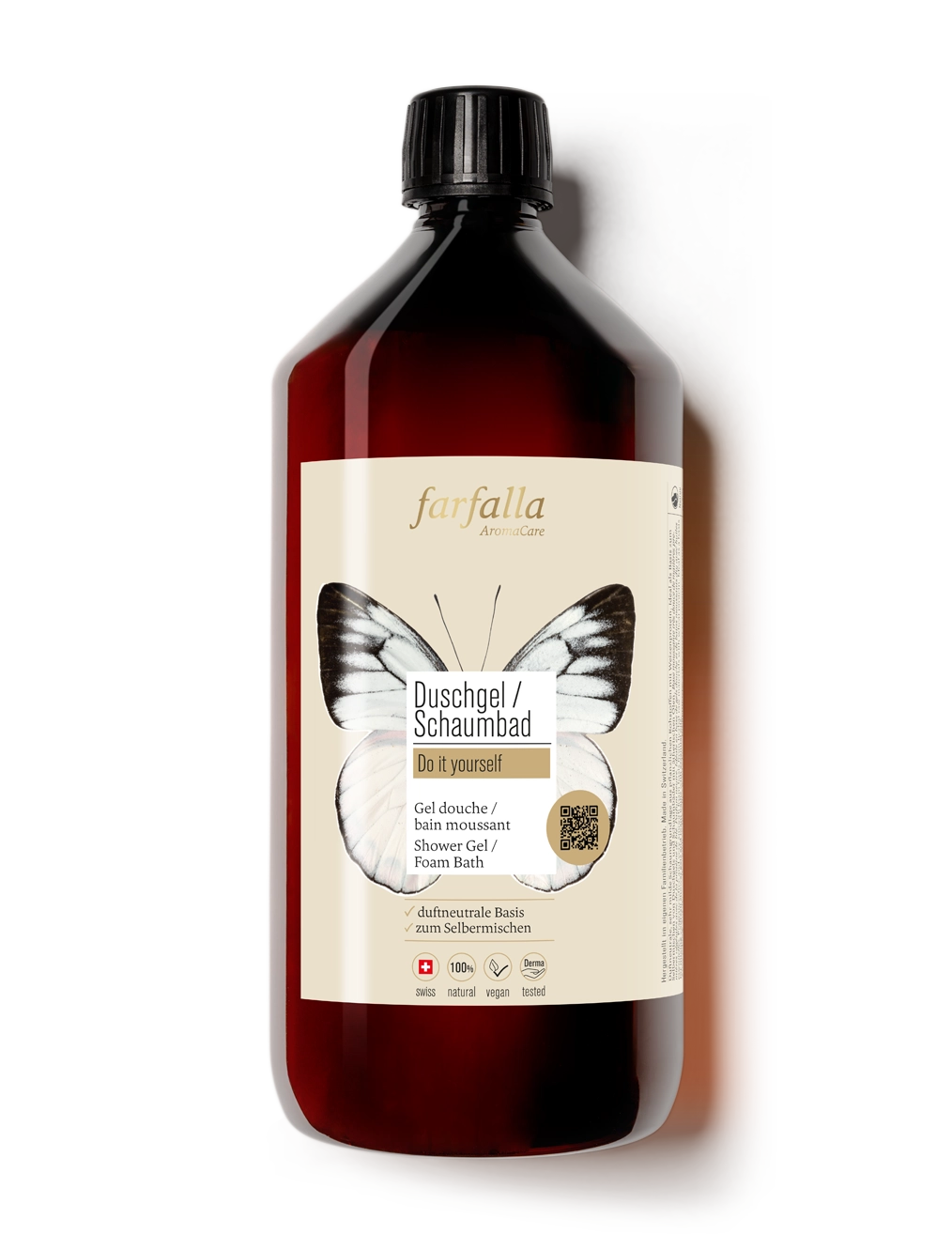 farfalla-aromacare-base-douche-bain-moussant-coco-neutre image 1