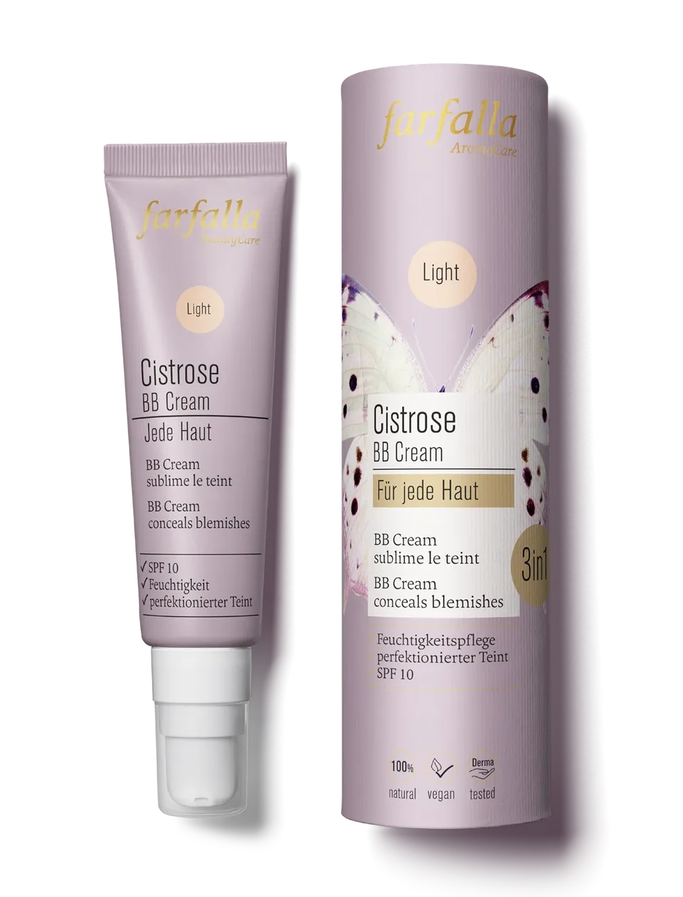 farfalla-gesichtspflege-cistrose-bb-cr-me-light-spf10-clat image 1