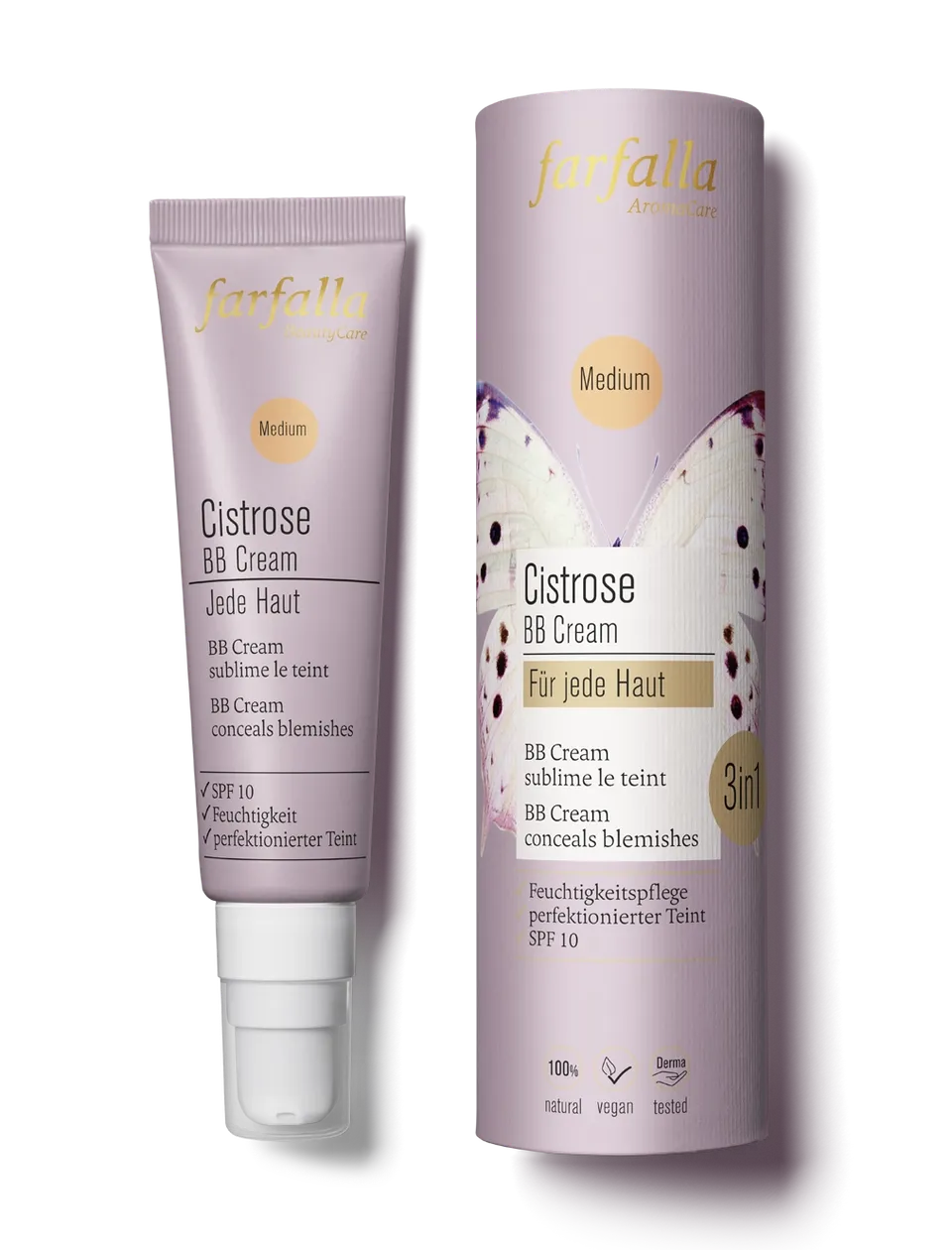 farfalla-cistrose-bb-cream-medium-spf-10-hydratante image 1