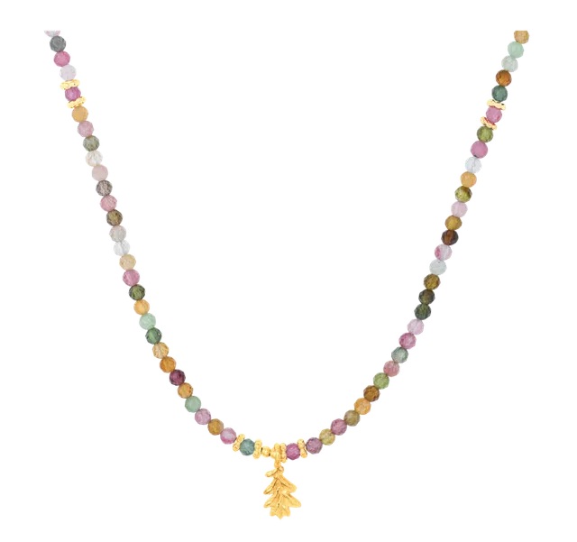 farfalla-smilla-collier-tourmaline-multicolore-argent-45-cm image 1