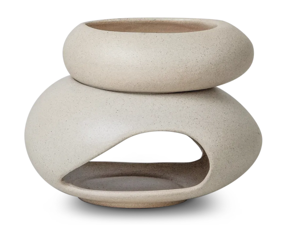 farfalla-kyoto-lampe-parfum-bougie-beige-c-ramique-zen image 1