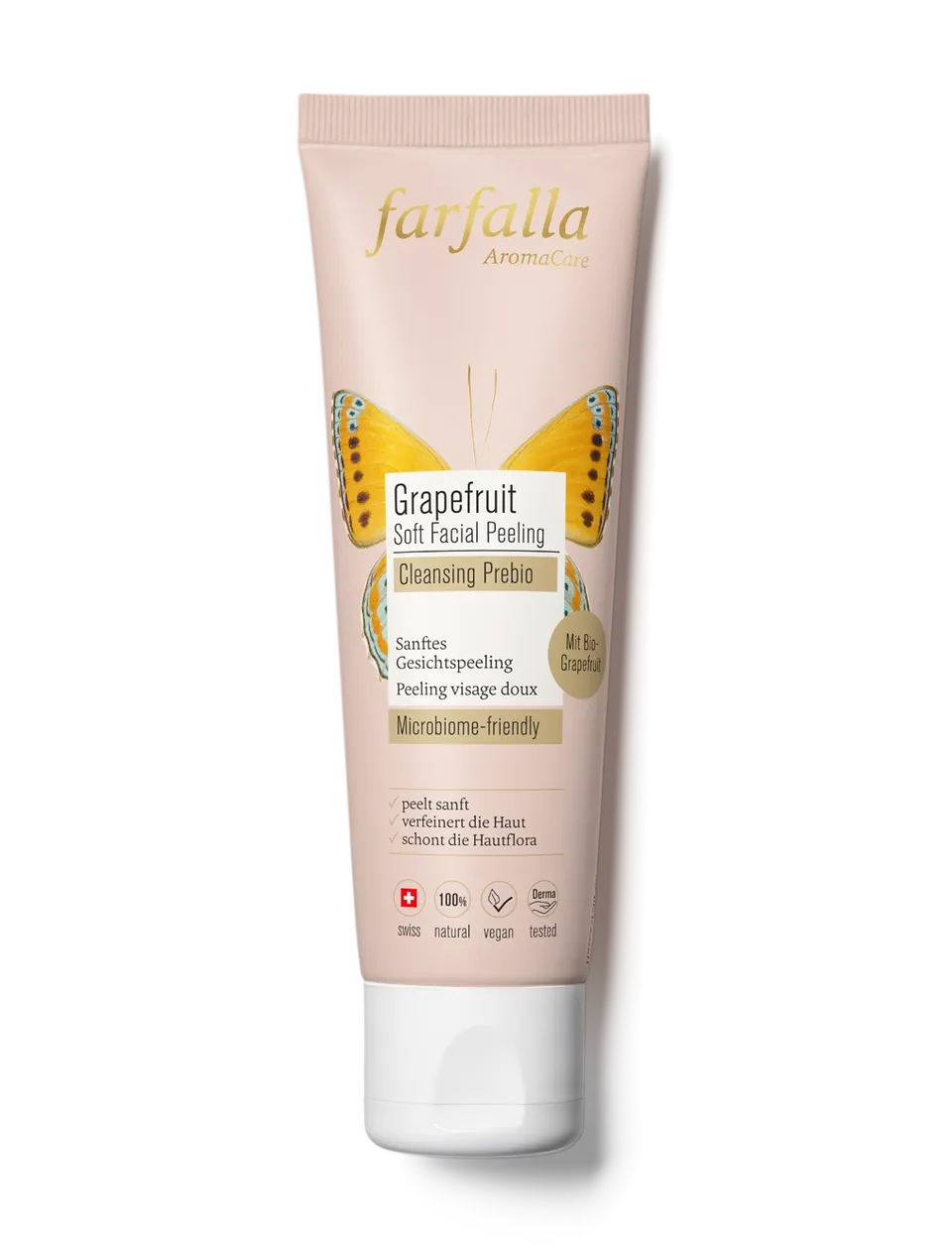 farfalla-gesichtspflege-soft-facial-peeling-grapefruit-gommage-doux image 1