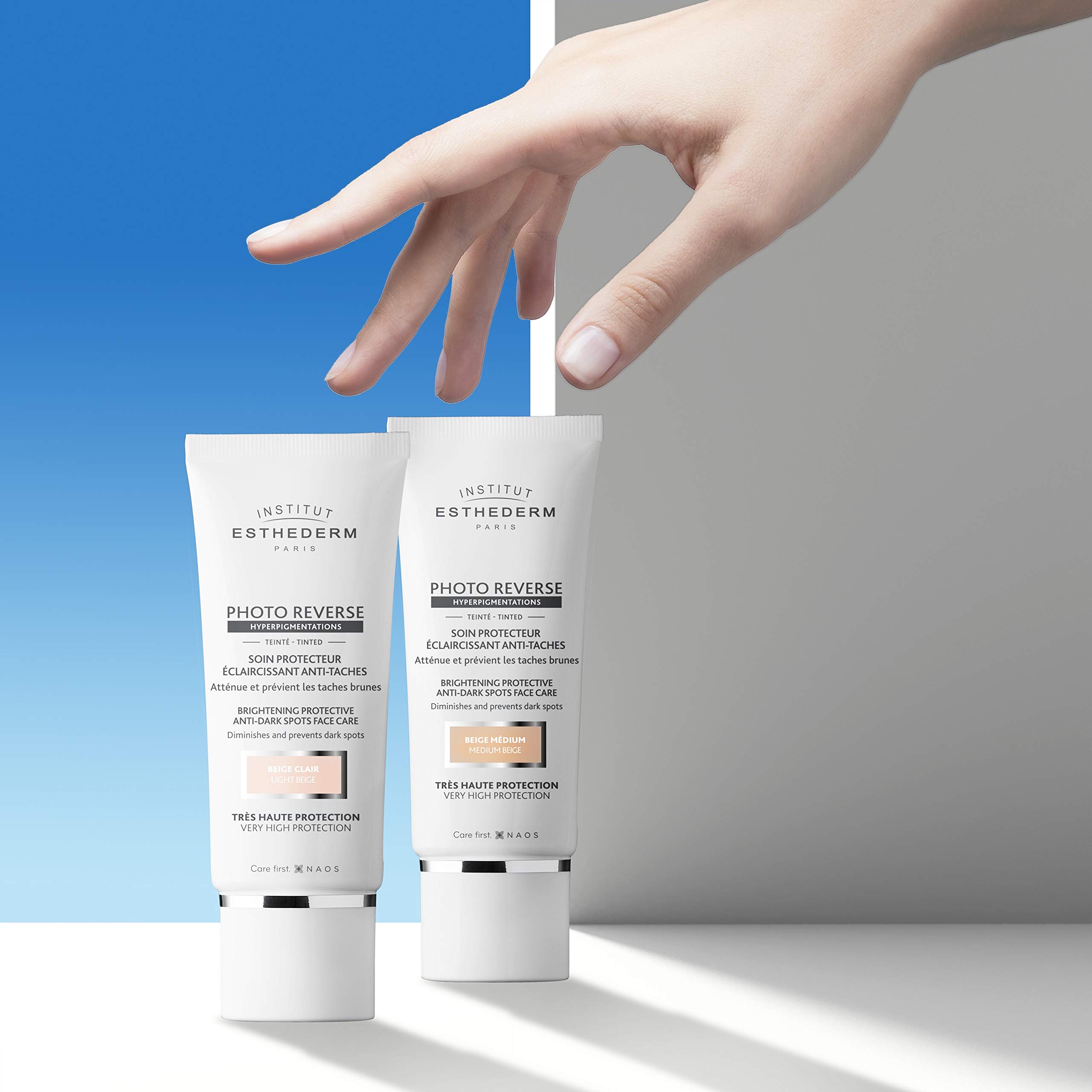esthederm-photo-reverse-soin-protecteur-cr-me-solaire-teint-e-beige-clair-50-ml image 3